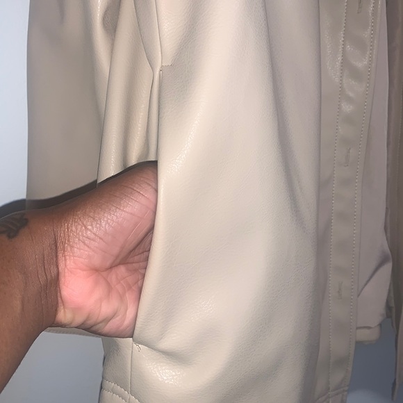 Faux leather jacket - Picture 10 of 13